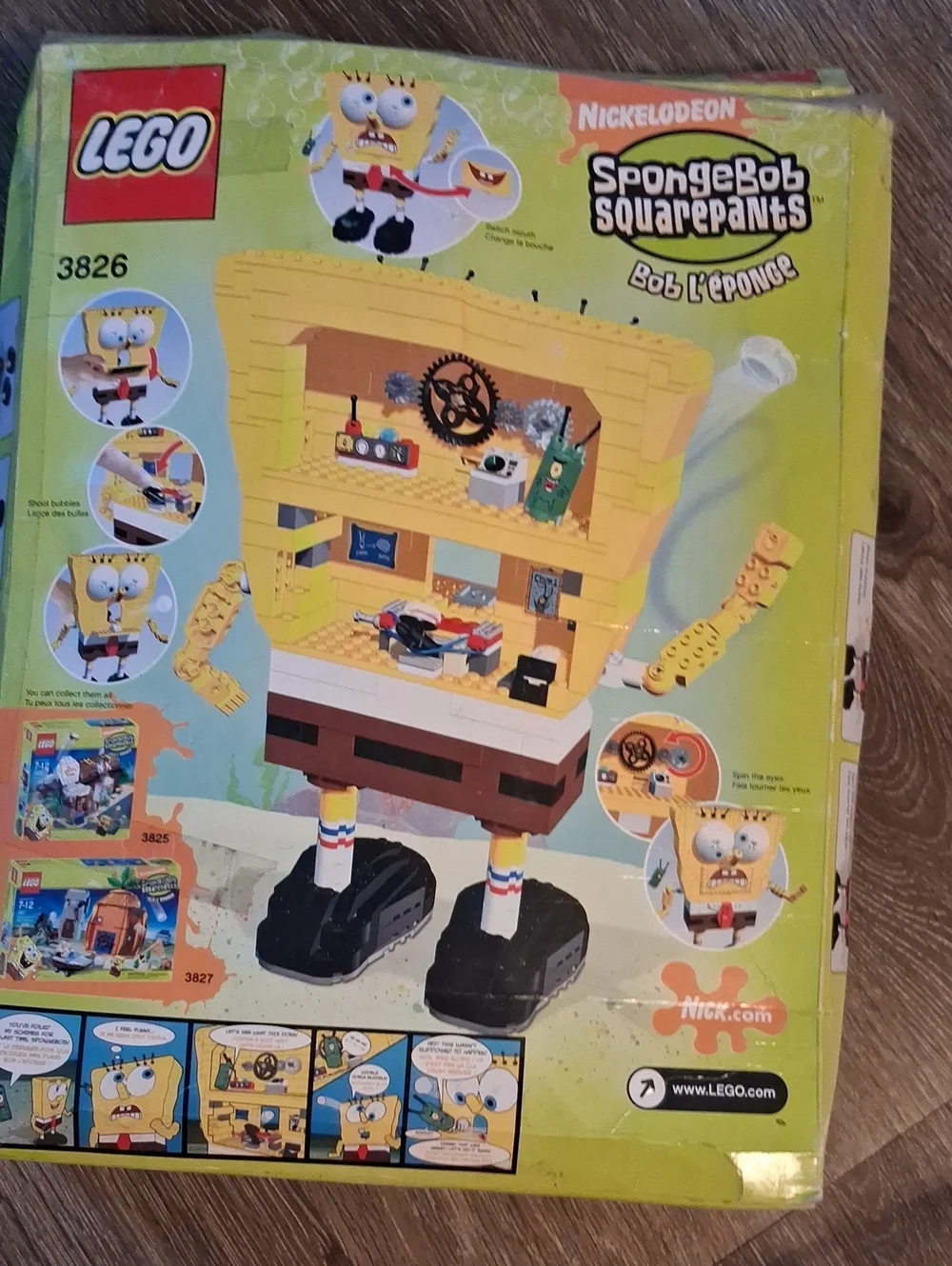 Rare 2006 LEGO Yellow SpongeBob Build-A-Bob,original Owner!